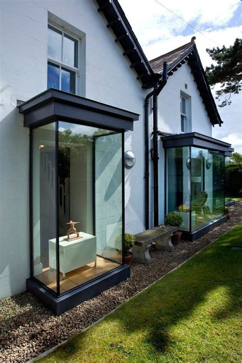 Modern Bay Windows Exterior Victorian With Glass Window Conversion Kit