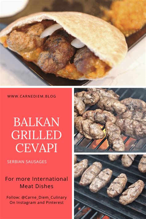 Grilled Cevapi Balkan Style Sausages Carne Diem