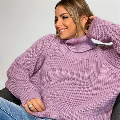 Sweaters Sweater Purple Sweater Warm Sweater Sweater For Women Etsy