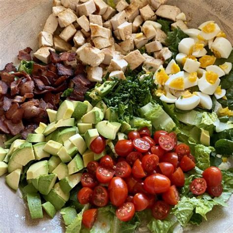 Cobb Salad With The Best Creamy Lemon Dressing Hungry Happens