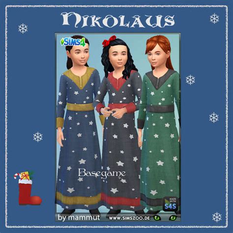 Blackys Sims 4 Zoo Wizard Dress For Kids By Mammut Details And