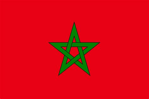 Drapeau Du Maroc Drapeaux Du Pays Maroc