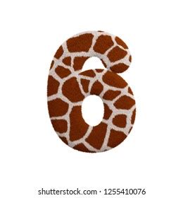 Giraffe Letter D Small D Giraffe Stock Illustration
