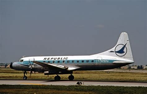 1 Republic Airlines Convair 580 Convair 580 Republic Airl Flickr