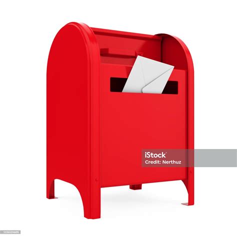 Kotak Surat Merah Terisolasi Ilustrasi Stok Unduh Gambar Sekarang