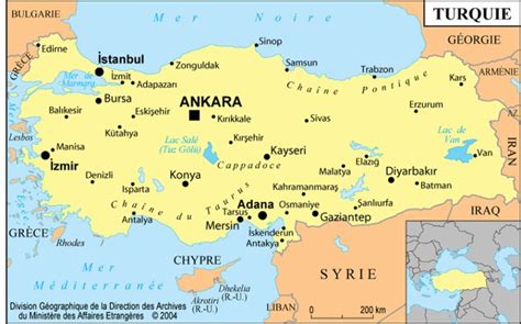 La turquie, en forme longue la république de turquie ou la république turque, en turc türkiye et türkiye cumhuriyeti prononciation, est un pays situé aux confins de l'asie et de l'europe. Les Pays _ _ Turquie - Géographie de la terre depuis ses ...