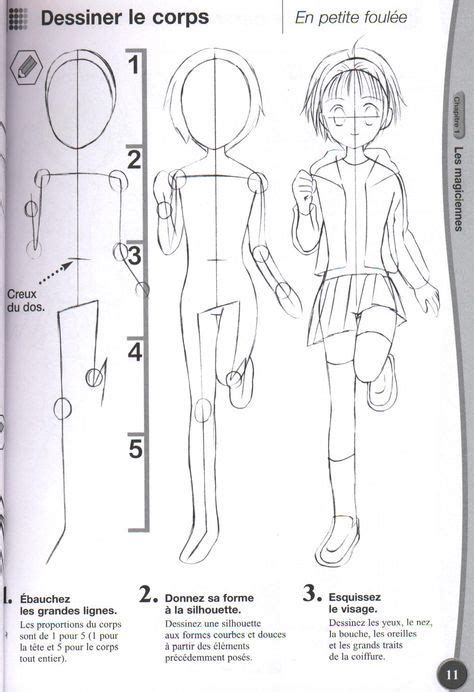 Apprendre à dessiner le corps Dessiner corps manga Dessin manga Dessin
