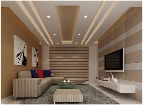 Fall ceiling plan in room. 10 Simple False Ceiling Design For Living Room In 2020