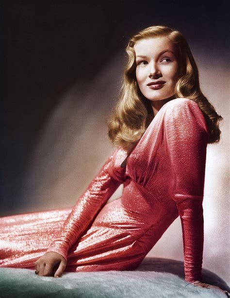 Veronica Lake The Peekaboo Girl Promotional Photo For This Gun For Hire R Colorization