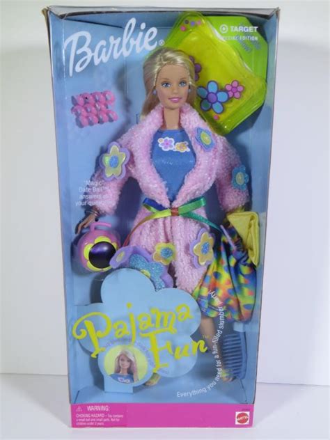 nib barbie doll 1999 pajama fun ebay