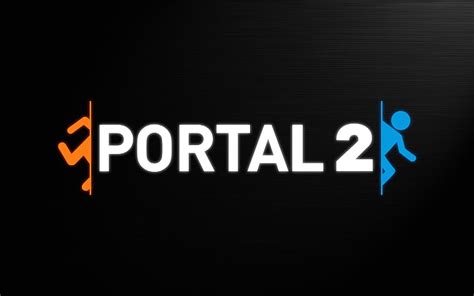 Hd Wallpaper Portal Game Portal 2 Video Games Logo Communication