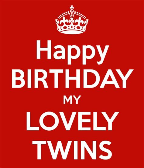 Happy Birthday My Lovely Twins Twins Birthday Quotes Birthday