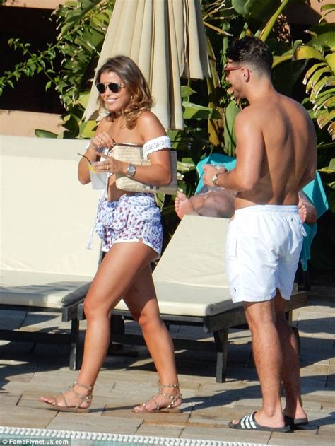Chloe Lewis Joins Her TOWIE Castmates Around The Pool In Marbella
