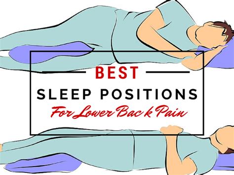 Sleeping on the back is probably the best for your posture what to do while sleeping keep your head level en your pillow your neck should be in a straight line with your spine when you are lying down. The Best Sleep Positions to Fix Your Lower Back Pain