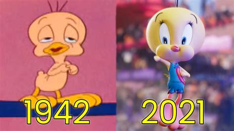 Evolution Of Tweety Bird In Movies Cartoons And Tv 1942 2021 Youtube