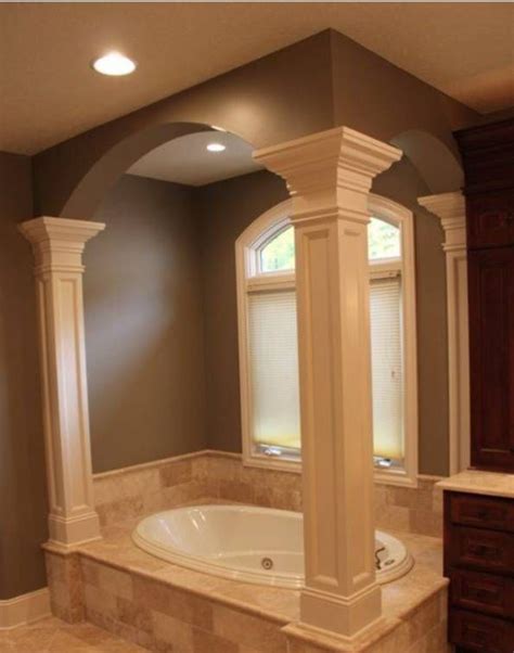 Home and garden spas exclusive components, processes, and features will allow you to do what you deserve, relax. Pillars and posts around garden tub with ceramic tile ...