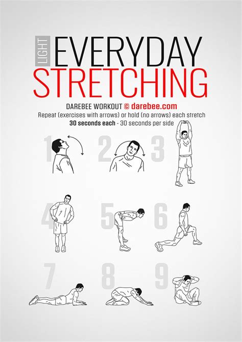 Everyday Stretching Light Workout Flexibility Workout Everyday Workout Workout