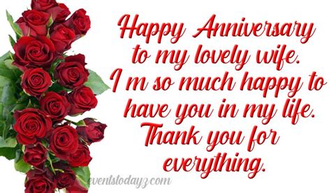 Happy Anniversary Wife Anniversary Wishes And Quotes For Wife