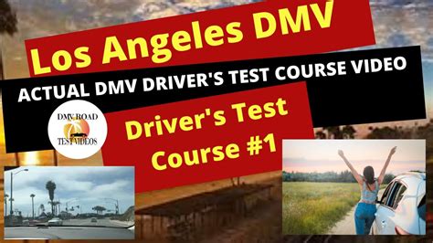 Actual Test Route Los Angeles Dmv Drivers Test Route 1 Behind The