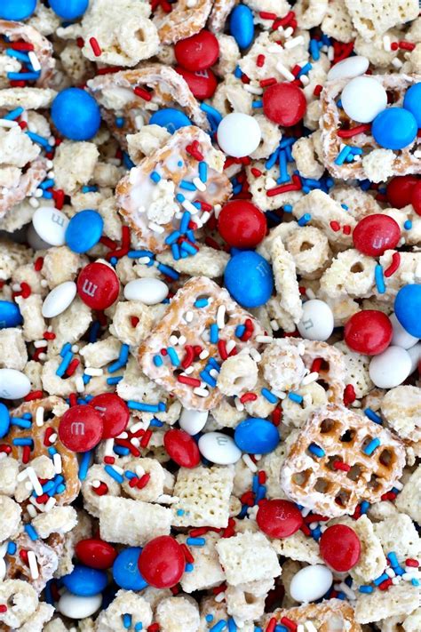 The Best Sweet And Salty Snack Mix Ever Gets A Patriotic Pop With Red