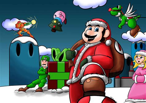 Nintendo Christmas By Eskinvandel On Deviantart