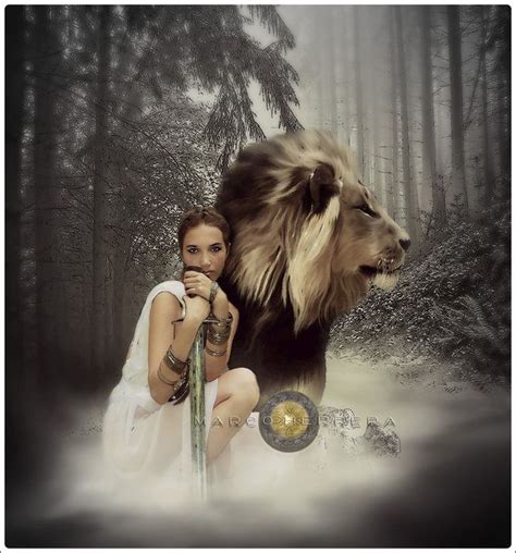 Lioness Marcoherrera Tarafından Lion Photography Warrior Woman Lion Art