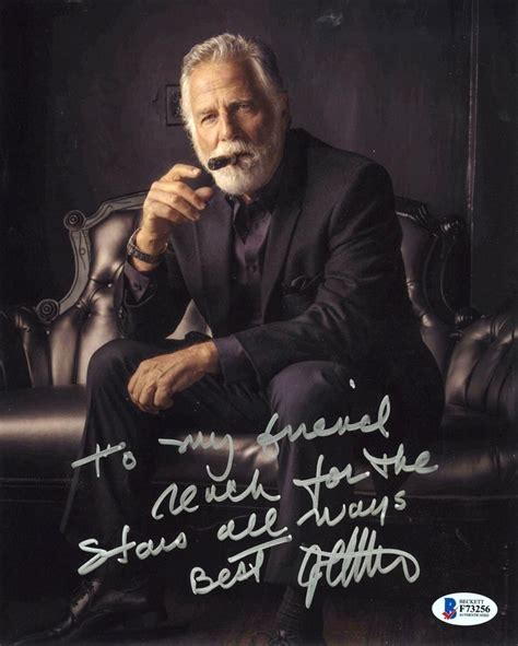 Jonathan Goldsmith Dos Equis Most Interesting Man In The World Signed 8x10 Photo Certified