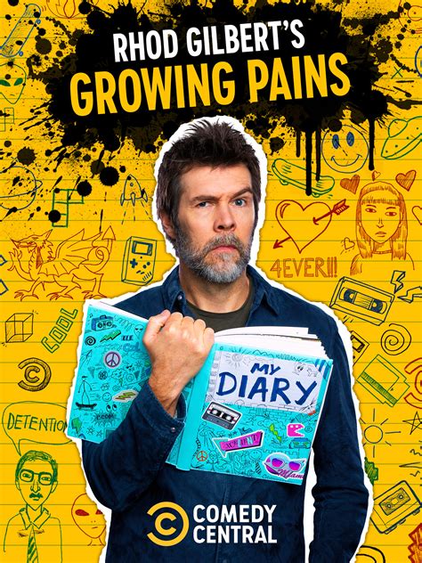 Comedy Central Rhod Gilberts Growing Pains Key Art Behance