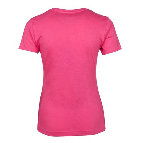 women s fitted blank pink t shirts