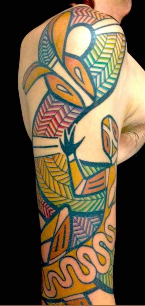 Australian Aboriginal Tattoo Bundjalung Sleeve Things I Love Within