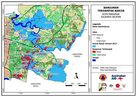 Penyusunan Rencana Kontijensi Banjir Kota Makassar  OpenStreetMap