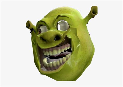 Transparent Shrek Face
