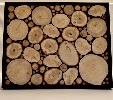 Log Slice Wall Art In 2023 Unique Items Products Wood Ts Framed