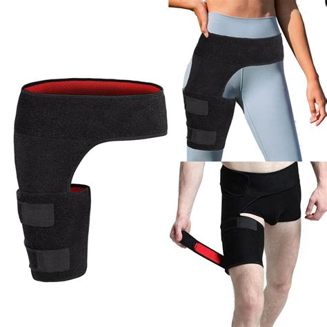 Buy Men Women Hip Groin Support Adjustable Thigh Leg Compression Groins