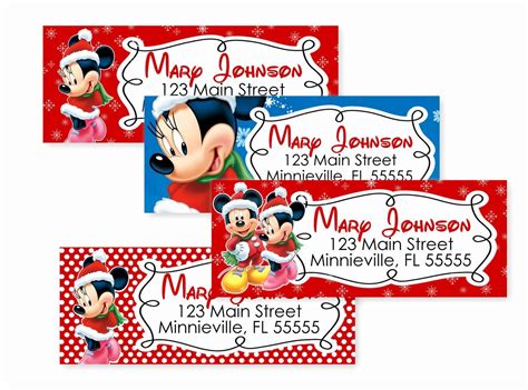 We take a look back at mickey mouse over the years. 30 Mickey Mouse Address Label in 2020 | Family tree ...