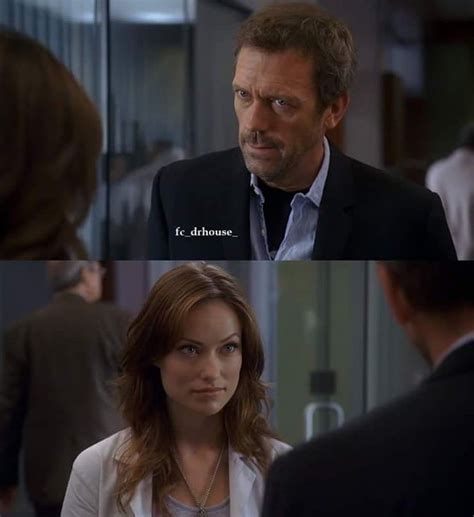 Dr House And Dr Thirteen Hugh Laurie And Olivia Wilde Olivia Wilde