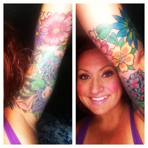 pin by vania ross on riding the wave flower tattoo sleeve sleeve tattoos for women easy half