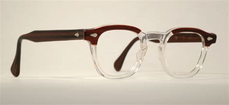 Optometrist Attic Tart Arnel Men S Redwood Cb Plastic Vintage Eyeglasses