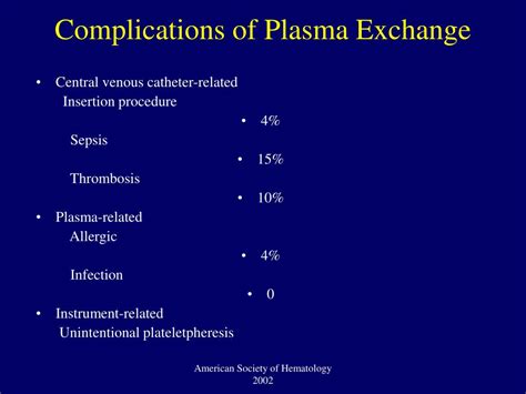Exchange blood transfusion is the only effective therapy for the majority of cases of haemolytic diseases of the newborn. PPT - Thrombotic Thrombocytopenic Purpura PowerPoint ...