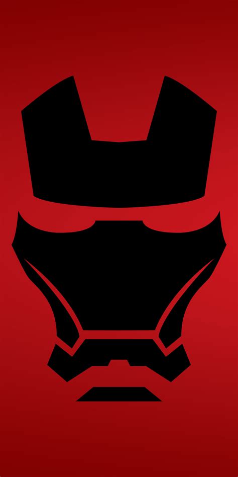 Download Wallpaper 1440x2880 Iron Man Mask Dark Minimal Lg V30 Lg