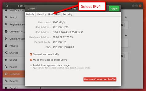 How To Configure Static Ip On Ubuntu Desktop Tecadmin