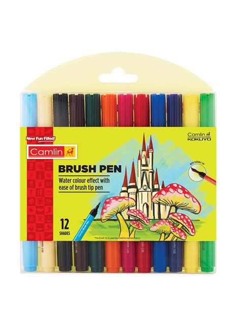 Camlin 4019272 Kokuyo Brush Pen 12 Shades Multicolor F Store