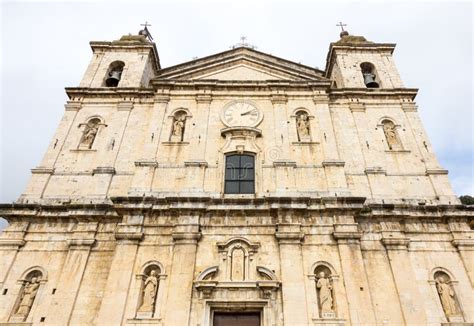 Basilica Of Santa Maria Castel Di Sangro Abruzzo Italy October 13 2017 Stock Image Image