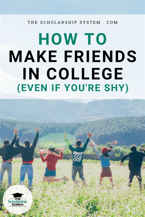 How To Make Friends In College Even If You Re Shy The Scholarship System