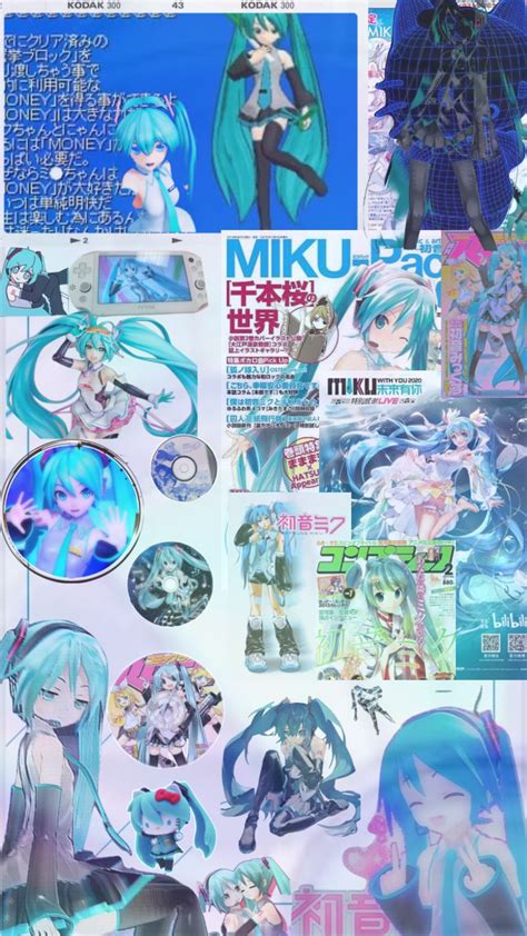 Mikuhatsune Miku Cybercore Hellokitty Cyan Vocaloid Blue