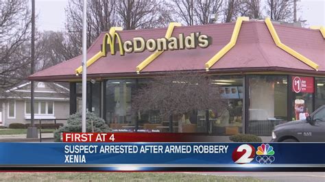 suspect arrested after armed robbery at mcdonald s youtube