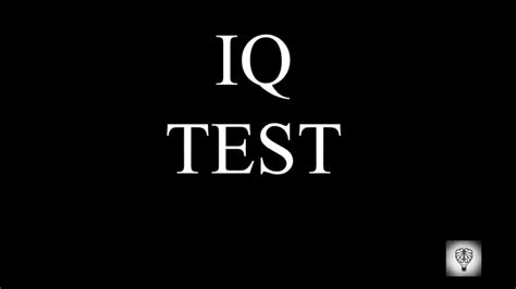 Iq Test 10 Questions With Answers Brain Twister Youtube