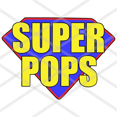 Super Pops Superpops Svg Jpeg Png Eps Dxf Sublimation Design Etsy