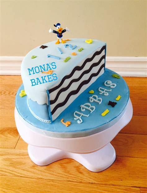 30 Brilliant Picture Of 6 Month Birthday Cake Half Birthday Cakes Birthday