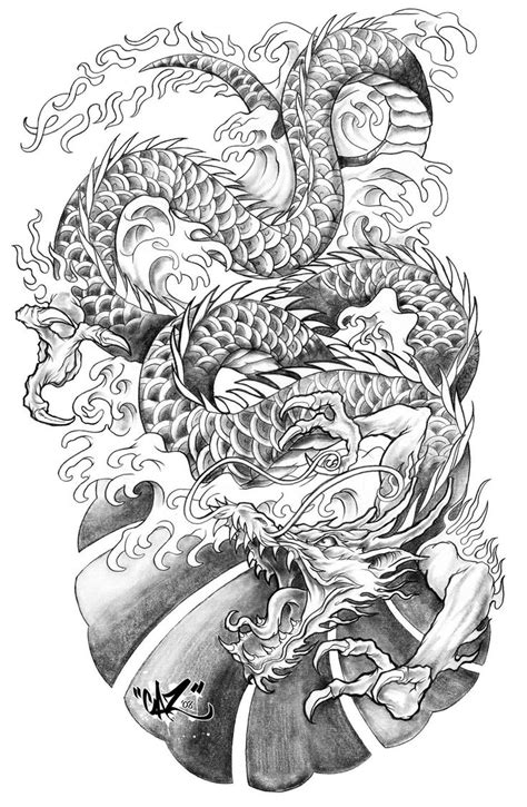 Dragon Dreams By Cazitena On Deviantart Dragon Sleeve Tattoos Sleeve